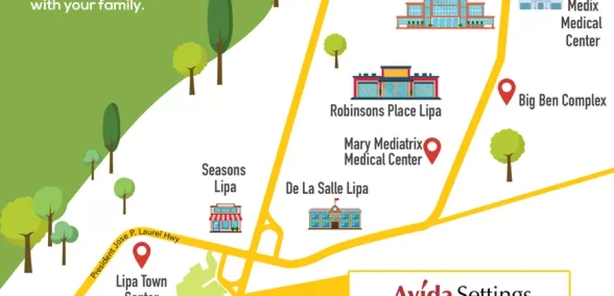 Affordable Residential Lot for sale by Ayala Avida in Lipa Batangas